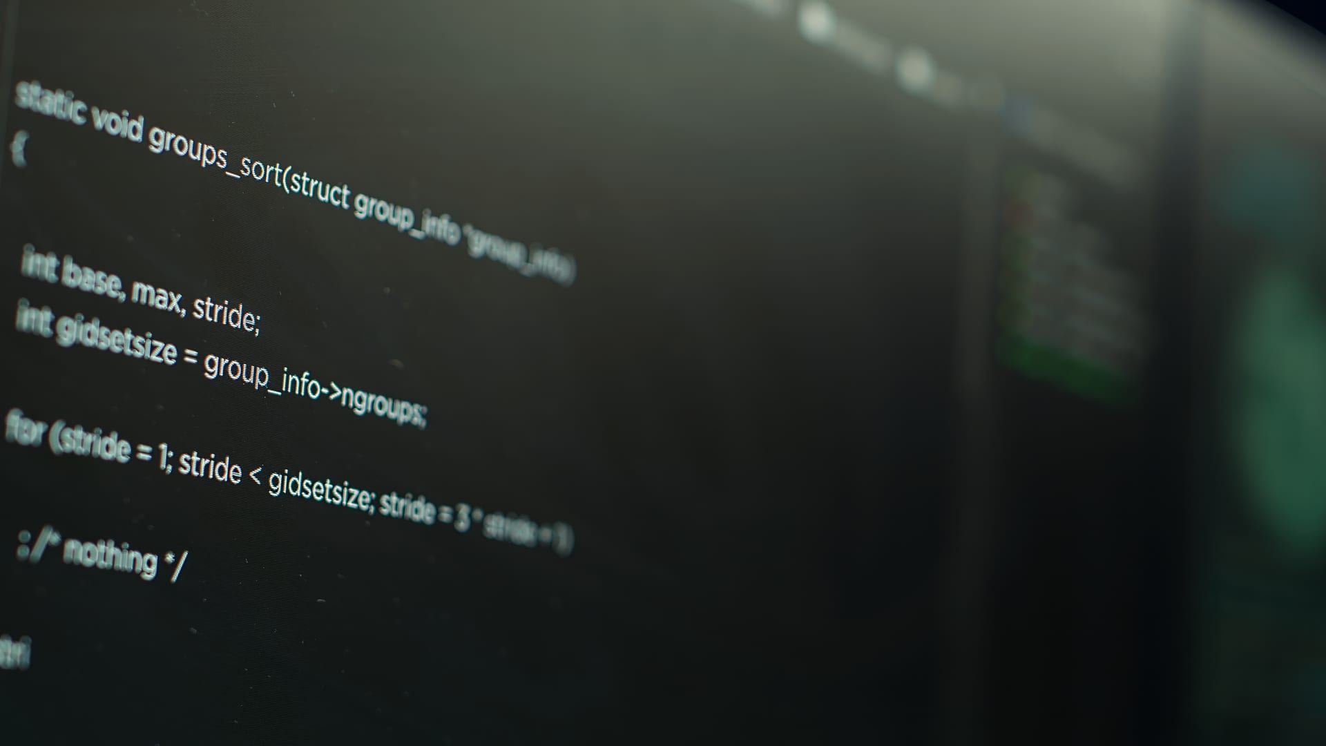 Next.js component tree open in a code editor